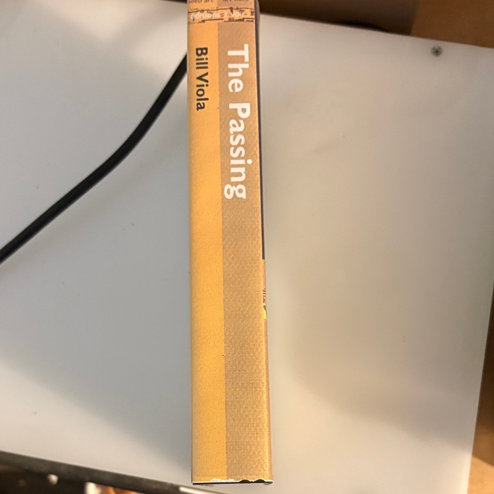Bill Viola 'The Passing' VHS Tape. Vintage